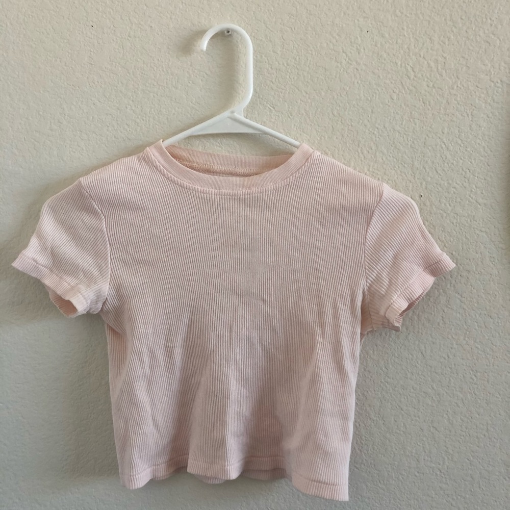 Light pink crop top